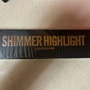 Langmanni Shimmer Highlight Bronzer & Contour Palette - Black/Gold